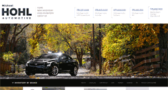 Desktop Screenshot of michaelhohlautomotive.com